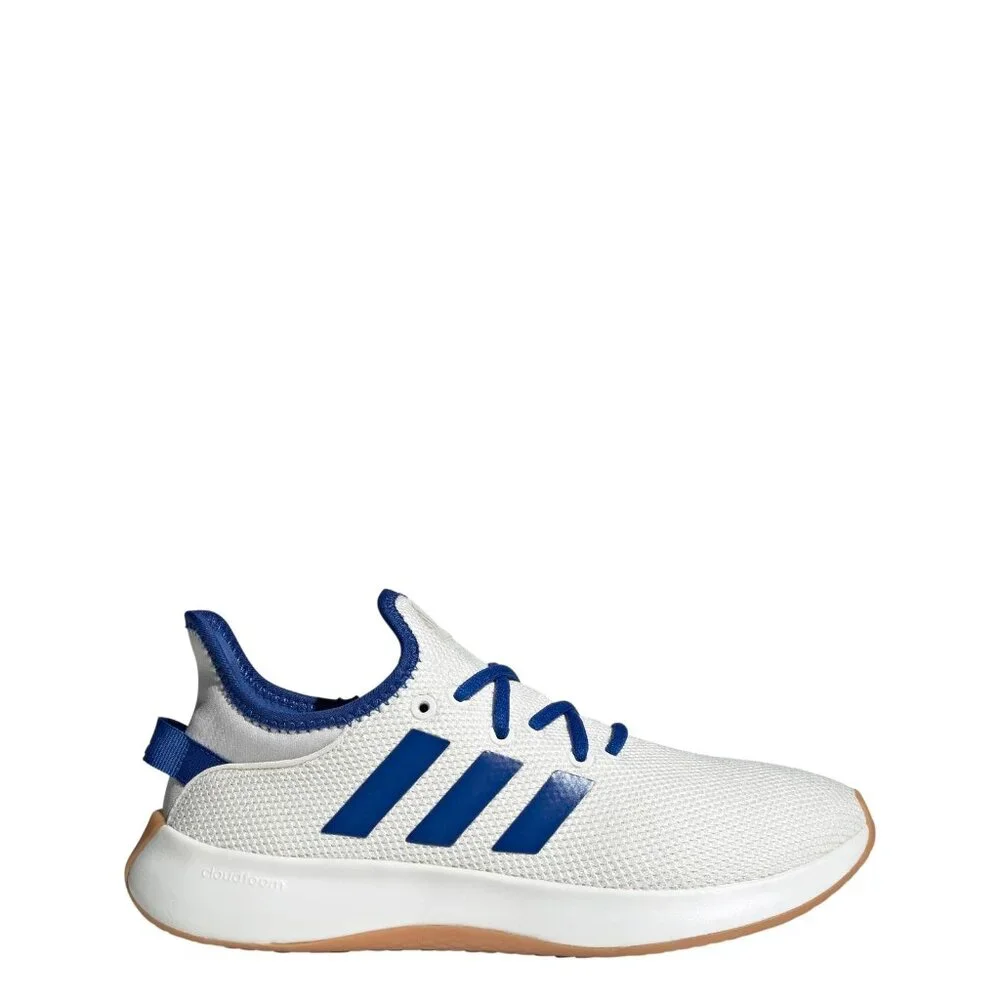 NWT Adidas Women's Cloudfoam Pure 'White Royal Blue Gum' Shoes JI4878